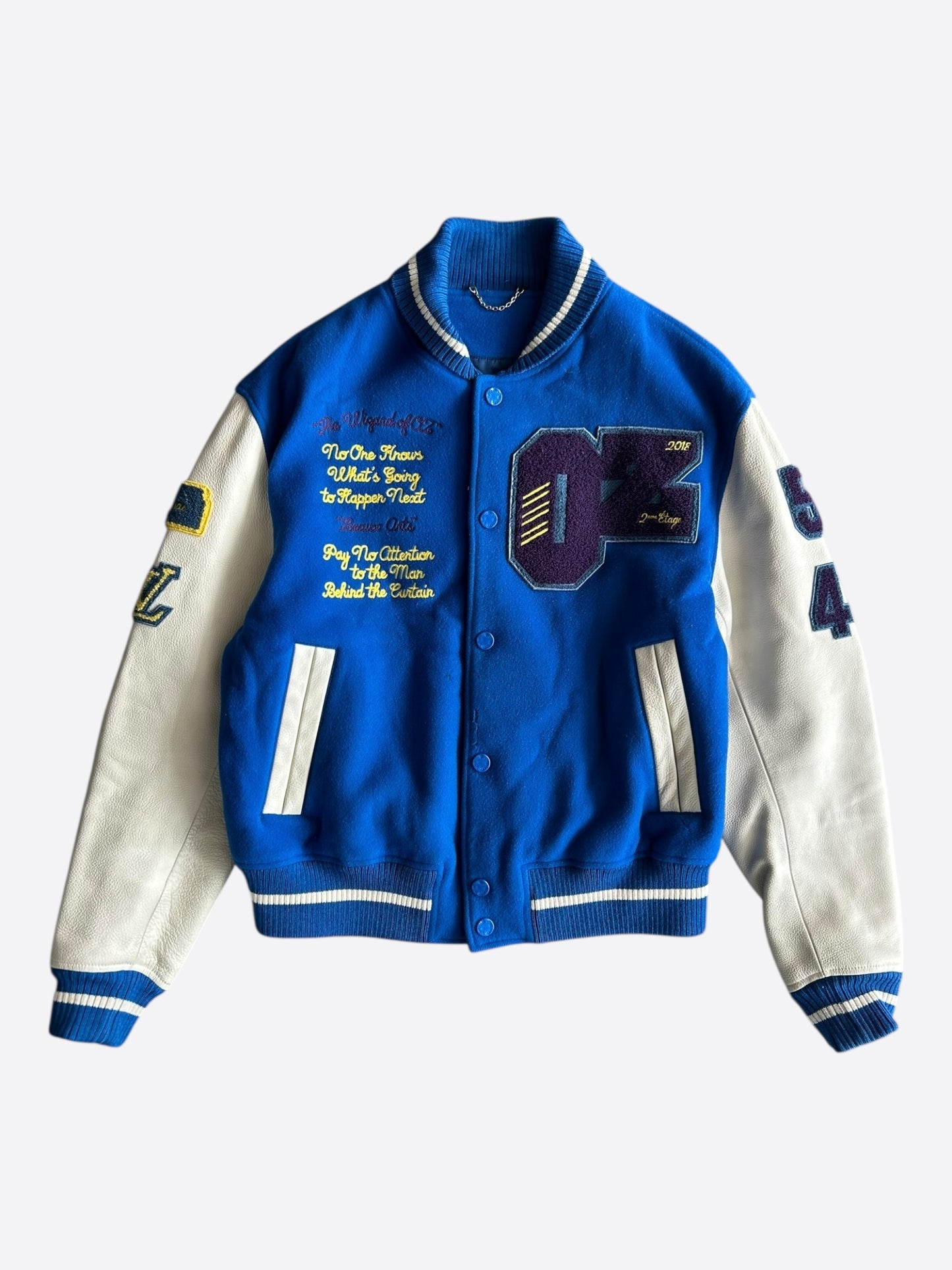 Louis Vuitton Blue Wizard Of Oz Varsity Jacket