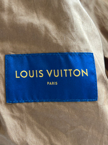 Louis Vuitton Brown & Orange Monogram Carpenter Hooded Jacket