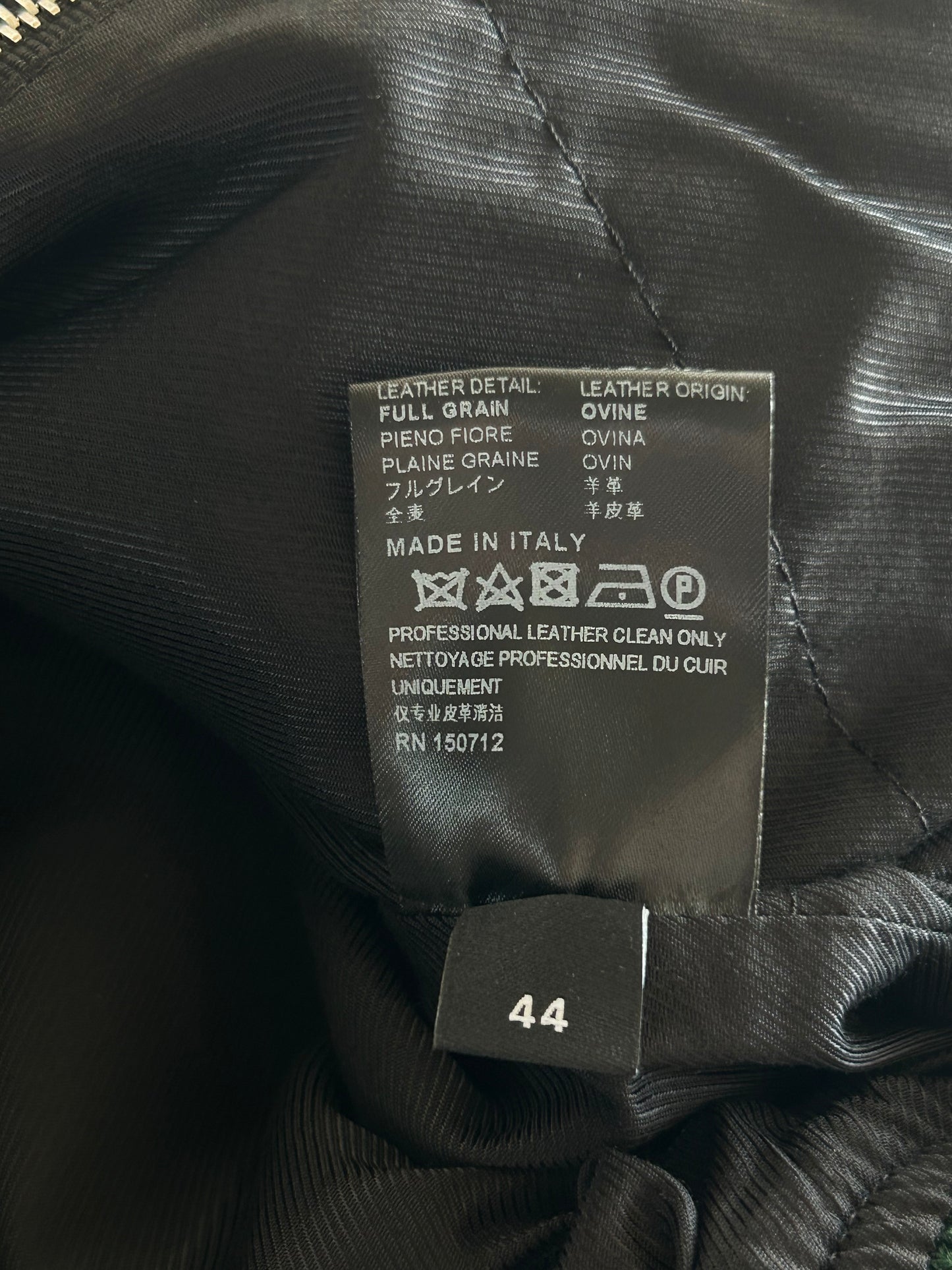 Amiri Green & White Bones Varsity Jacket