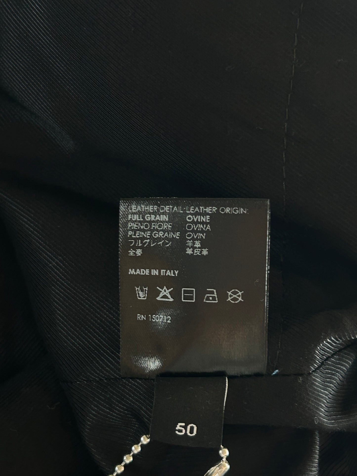 Amiri Blue & White Bones Varsity Jacket