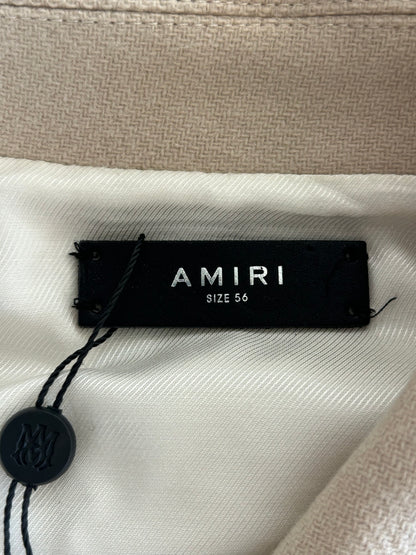 Amiri Beige & Brown Bones Varsity Jacket