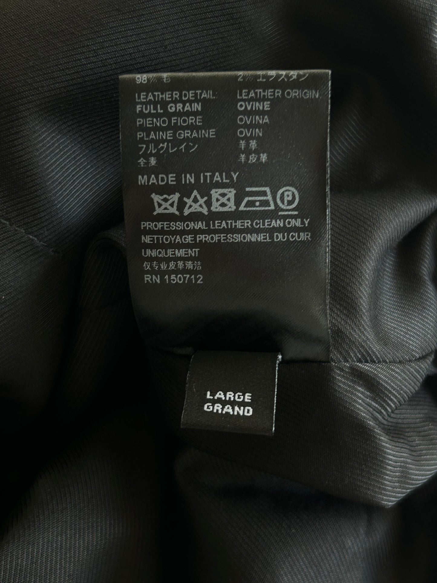 Amiri Black & White Angel Varsity Jacket