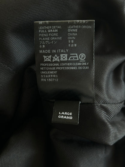 Amiri Black & White Angel Varsity Jacket