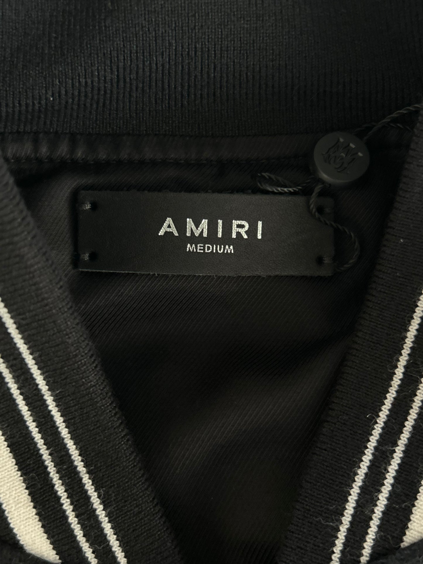 Amiri Black & Red Tiger Varsity Jacket