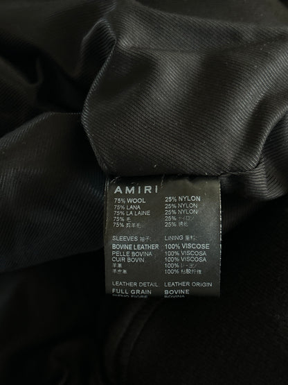 Amiri Black & Red Tiger Varsity Jacket