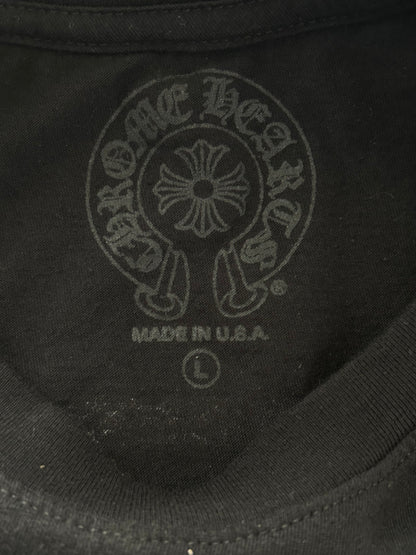 Chrome Hearts Yungblud Black & White Foti Cross Logo T-Shirt