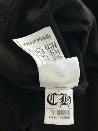 Chrome Hearts Yungblud Black & White Foti Cross Logo T-Shirt