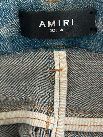 Amiri Clay Indigo & Brown Patch MX1 Jeans