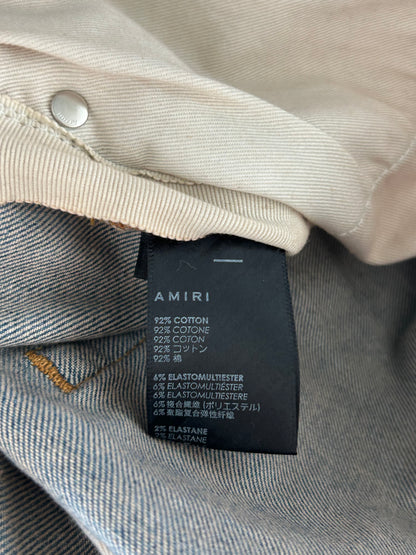 Amiri Clay Indigo & Brown Patch MX1 Jeans