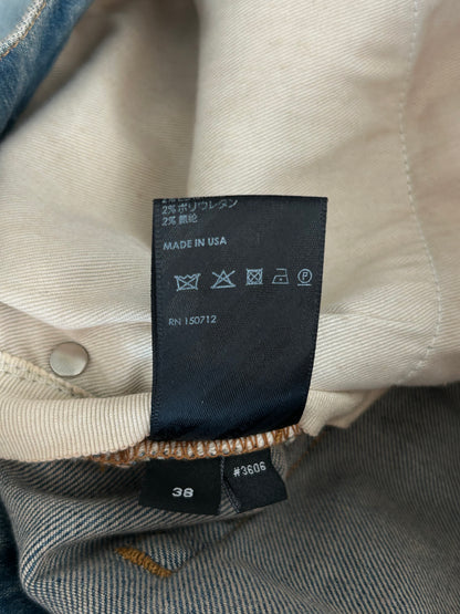 Amiri Clay Indigo & Brown Patch MX1 Jeans