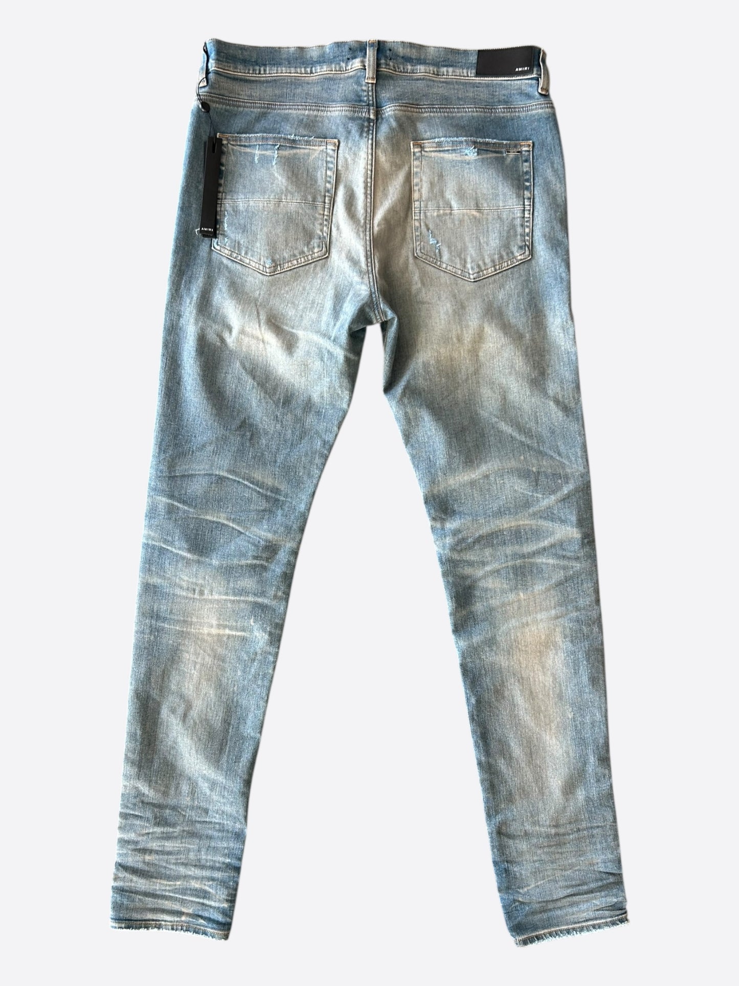 Amiri Clay Indigo & Brown Patch MX1 Jeans