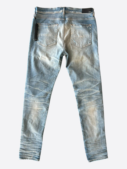 Amiri Clay Indigo & Brown Patch MX1 Jeans