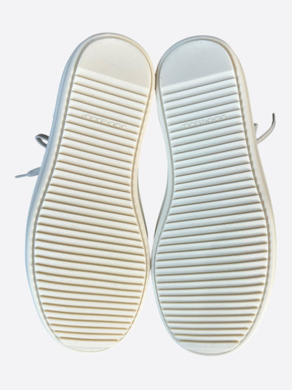 Rick Owens Black & White High Top Sneakers