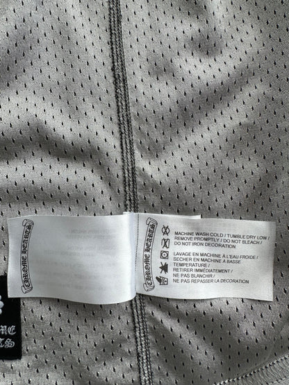 Chrome Hearts Grey & White Logo Reversible Mesh Jersey