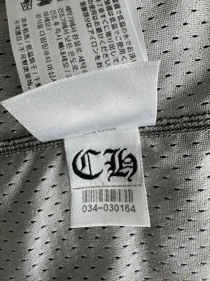 Chrome Hearts Grey & White Logo Reversible Mesh Jersey