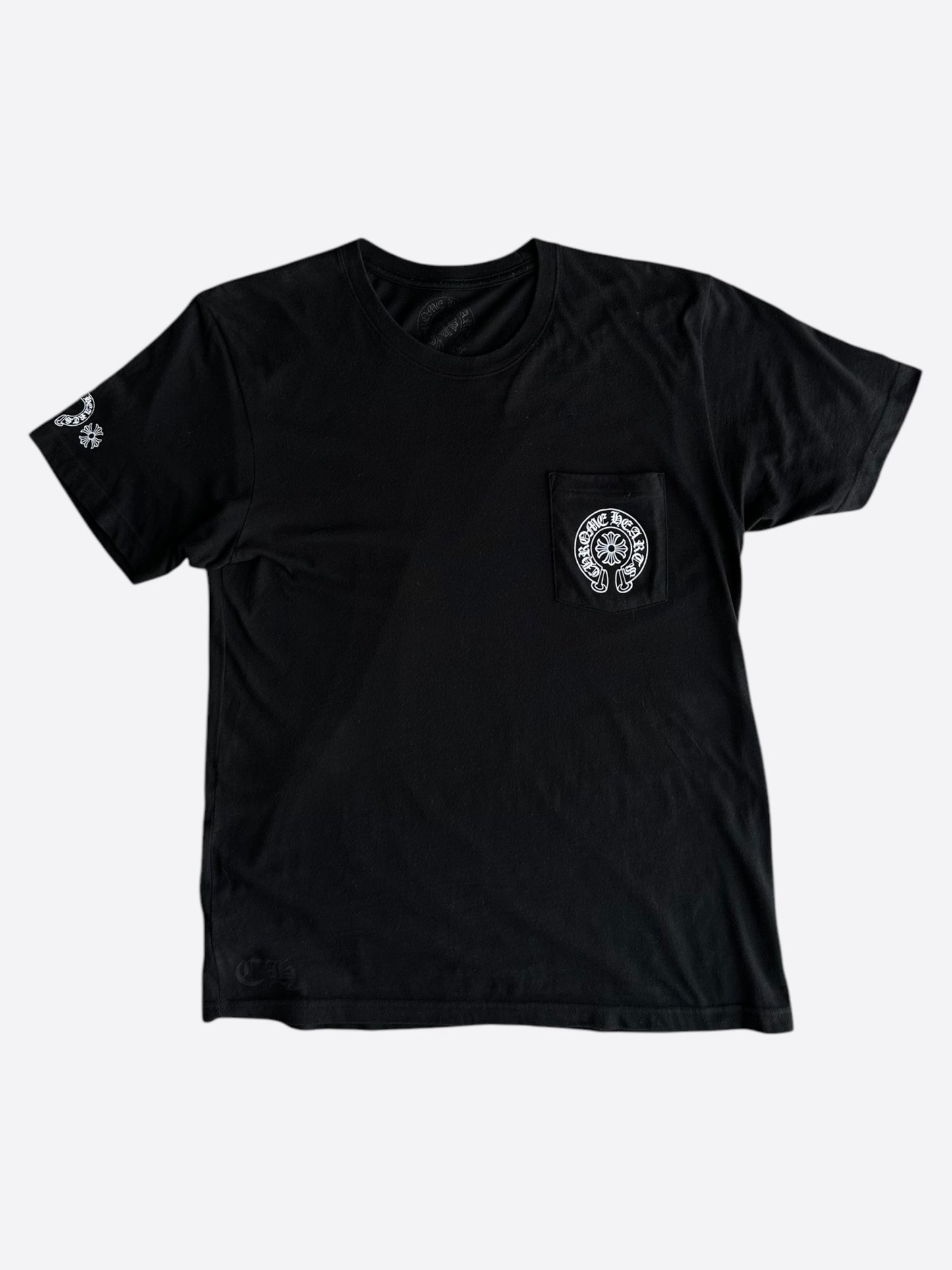 Chrome Hearts Black Multicolor Horseshoe Logo T-Shirt