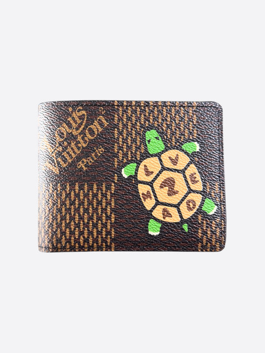 Louis Vuitton Nigo Brown Damier Turtle Multiple Wallet