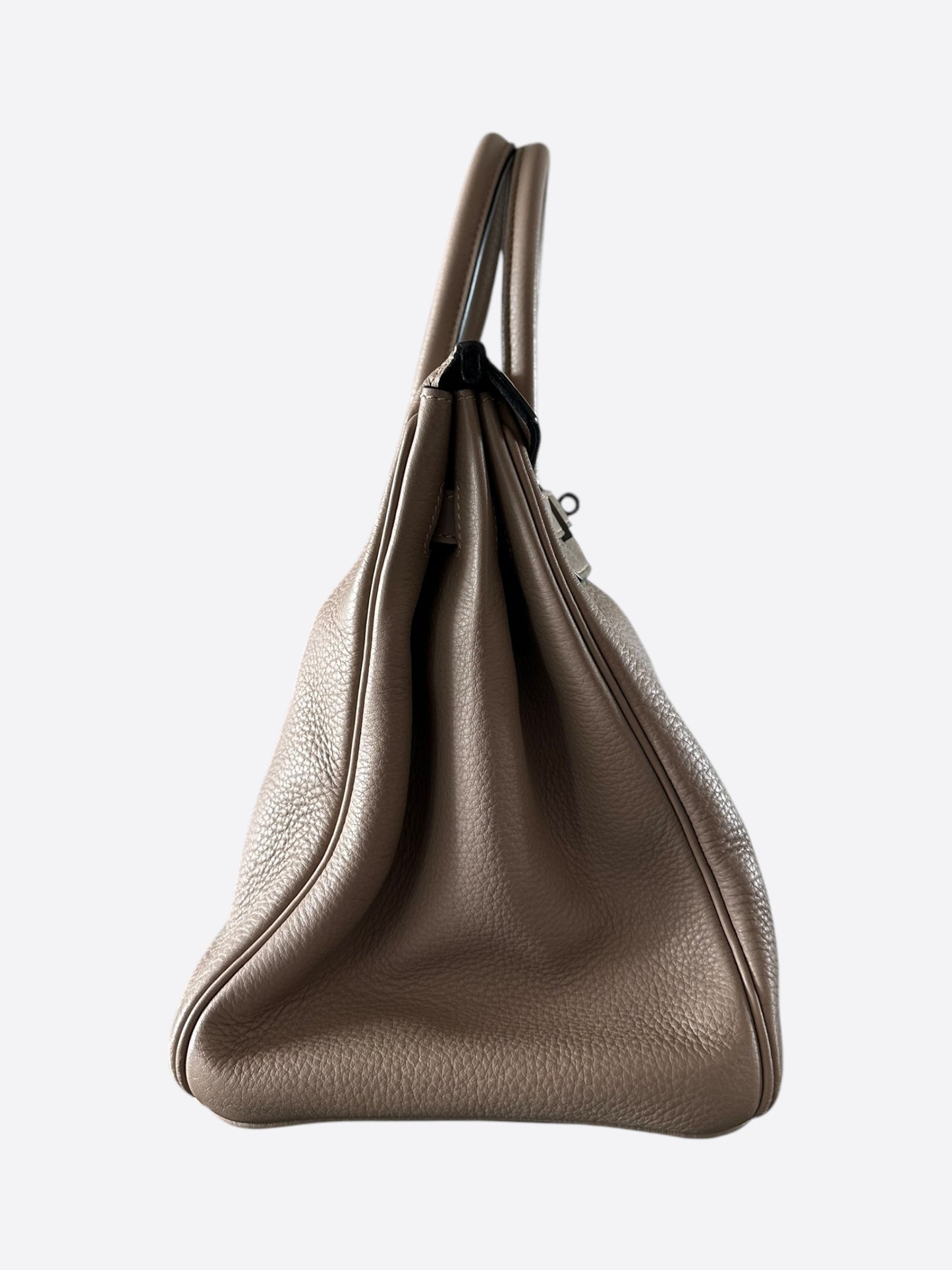 Hermes Etoupe Clemence Birkin 35