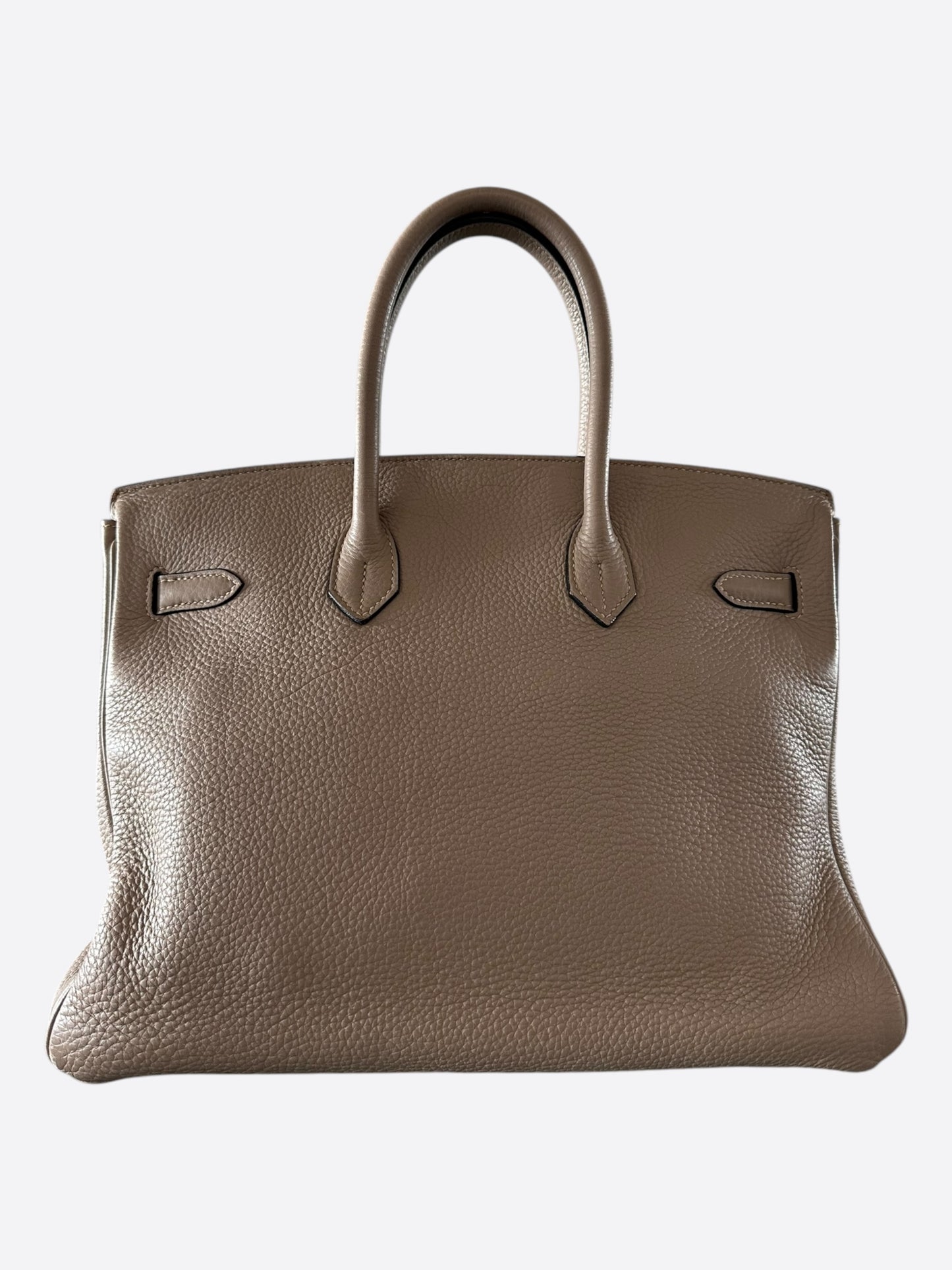 Hermes Etoupe Clemence Birkin 35