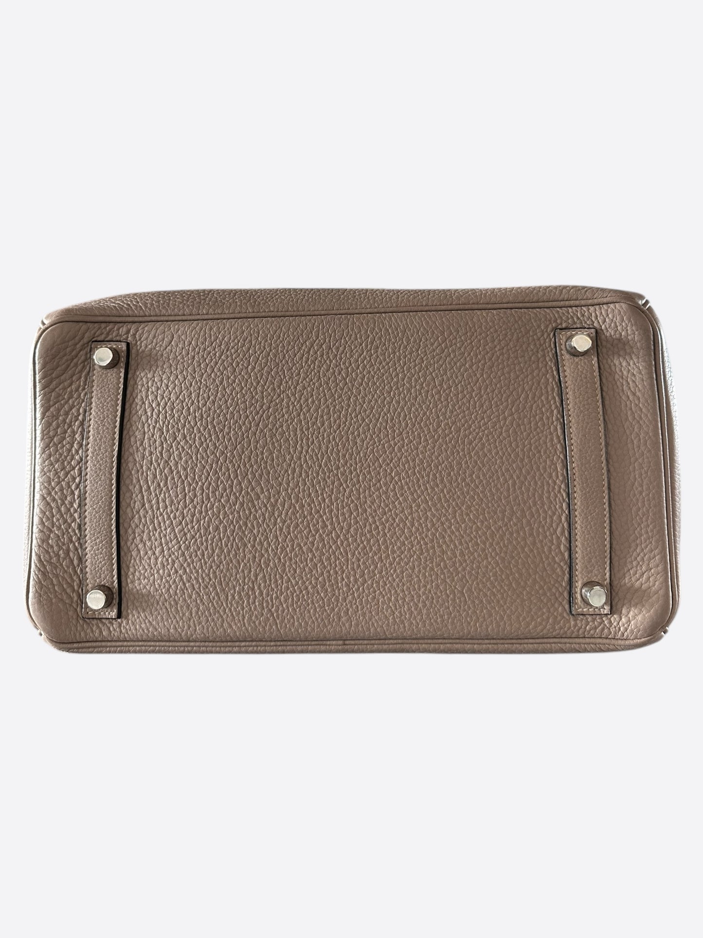 Hermes Etoupe Clemence Birkin 35