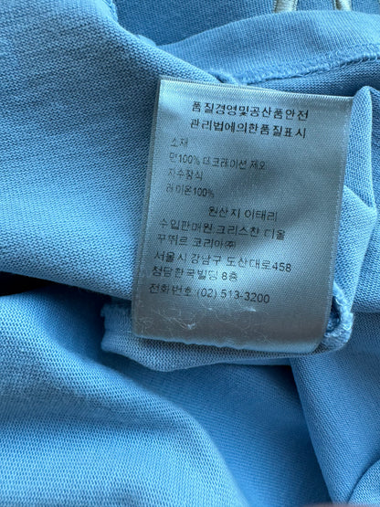 Dior Light Blue CD Icon Embroidered Logo T-Shirt