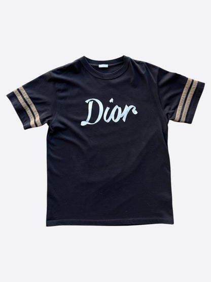 Dior Black & Silver 47 Logo T-Shirt