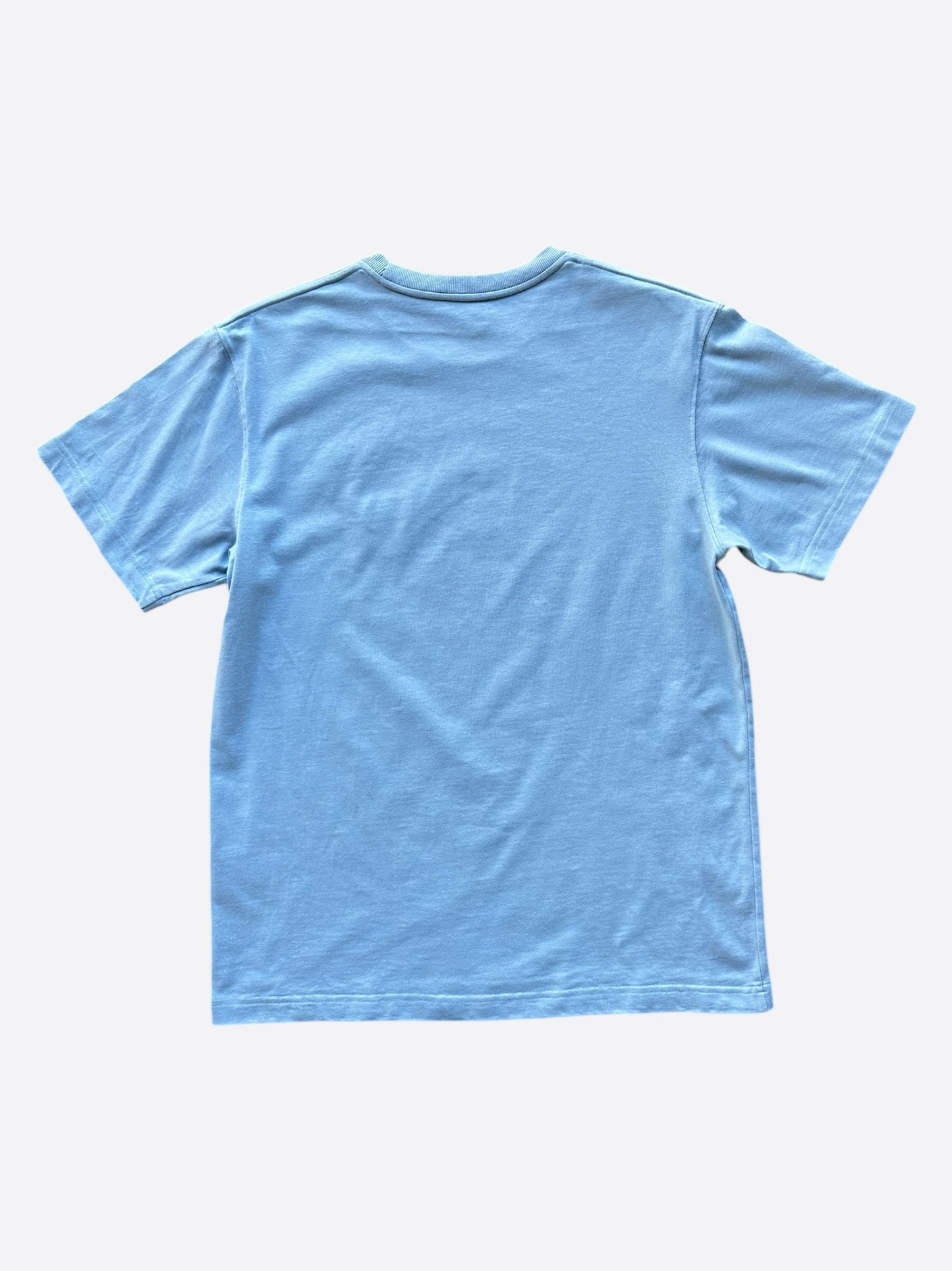 Dior Light Blue CD Icon Embroidered Logo T-Shirt