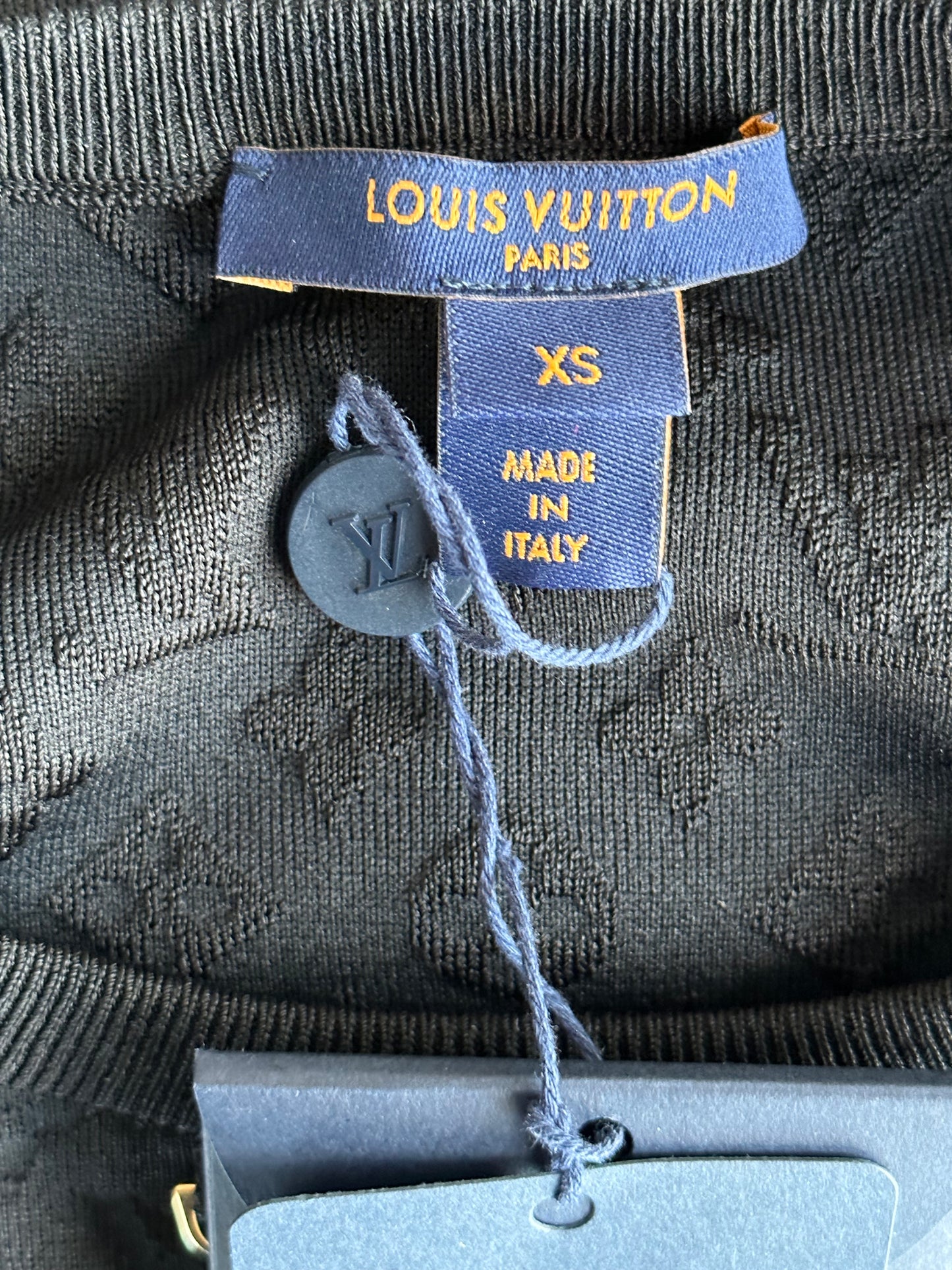 Louis Vuitton Black & Red Monogram Women's Sweater