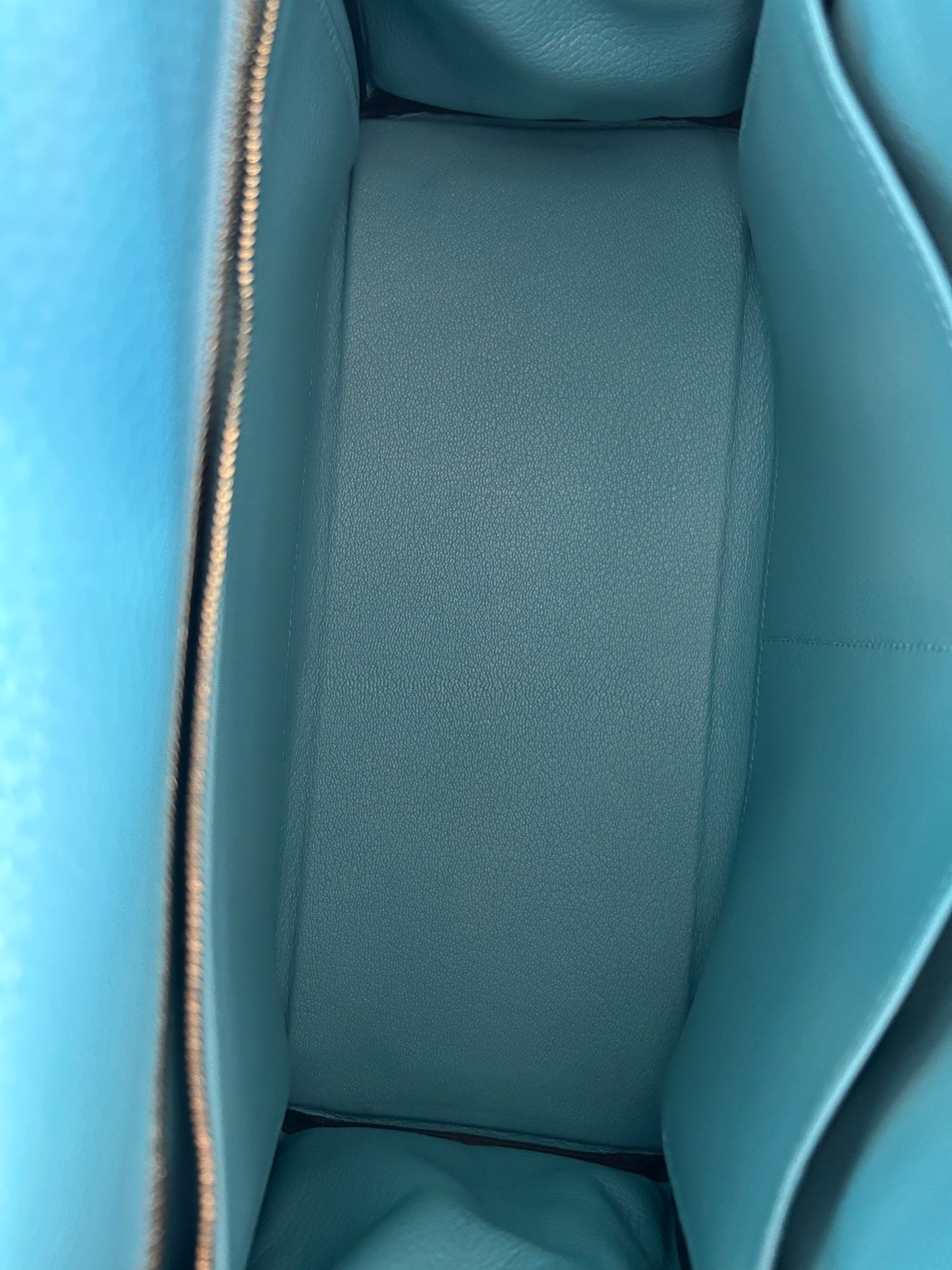 Hermes Blue Togo & Gold Hardware Kelly 28
