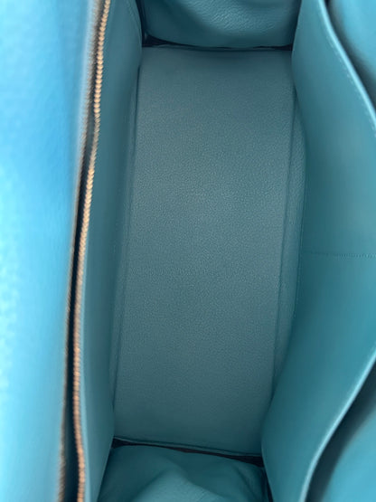 Hermes Blue Togo & Gold Hardware Kelly 28
