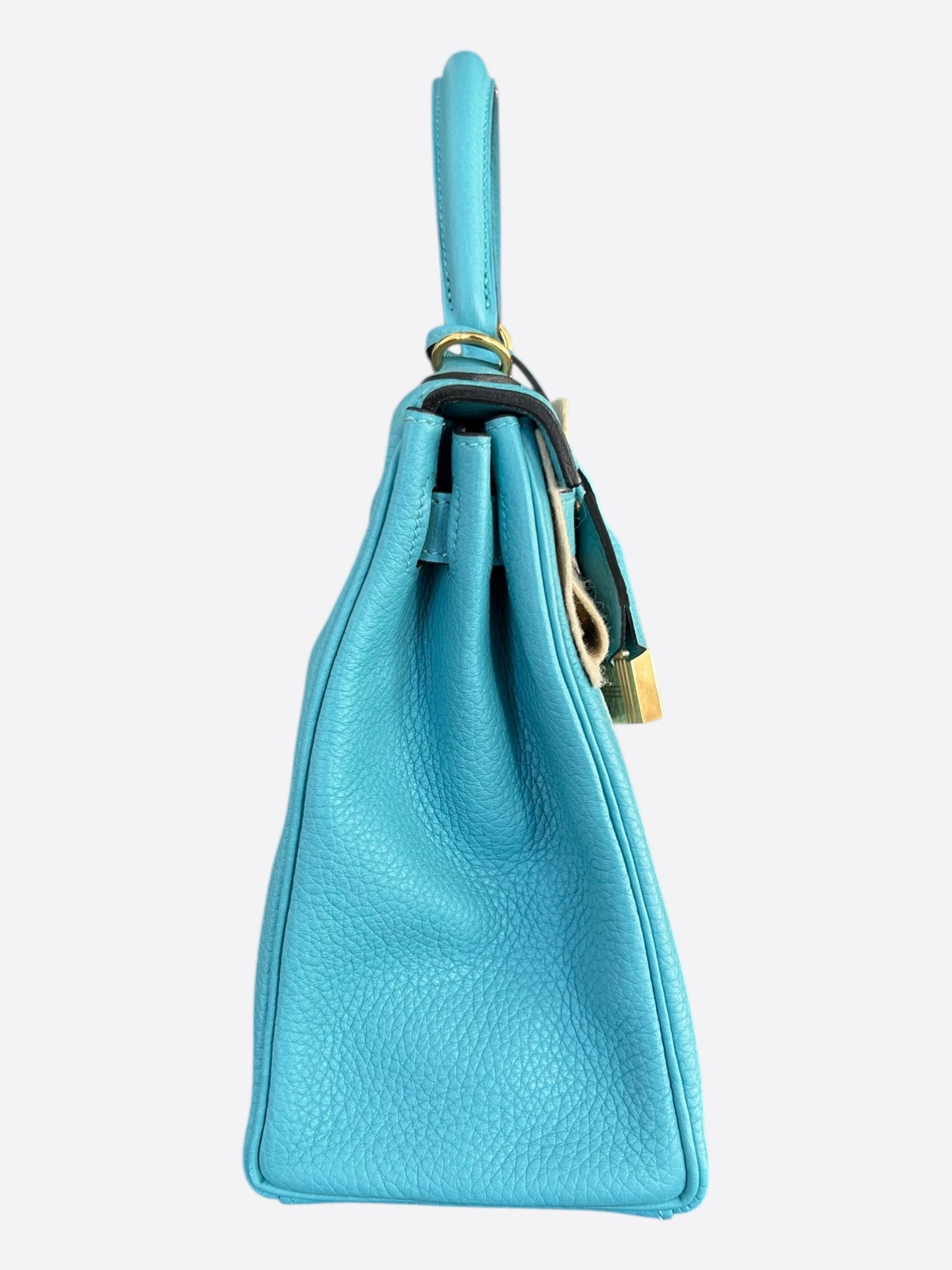 Hermes Blue Togo & Gold Hardware Kelly 28