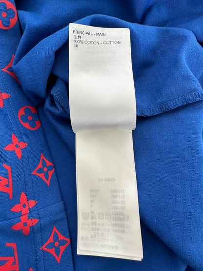 Louis Vuitton Blue & Red Monogram Gradient T-Shirt