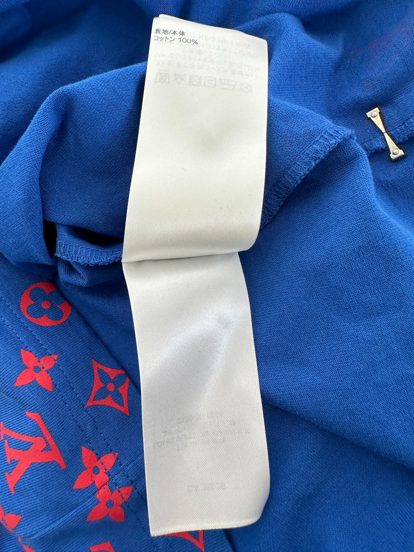 Louis Vuitton Blue & Red Monogram Gradient T-Shirt