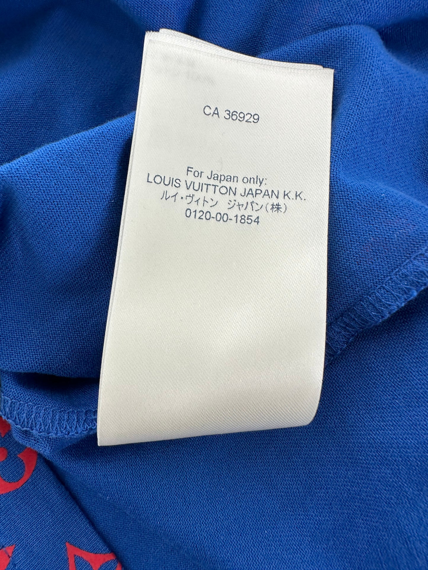 Louis Vuitton Blue & Red Monogram Gradient T-Shirt