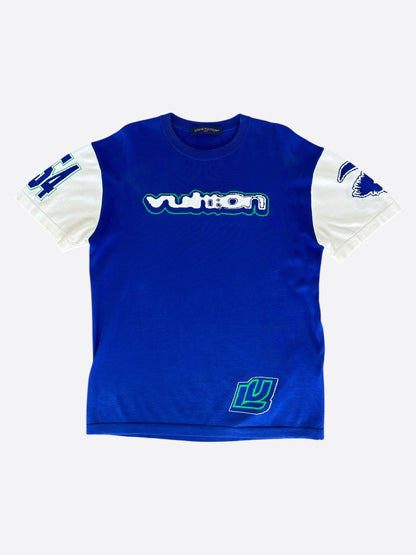 Louis Vuitton Blue & White Since 1854 Intarsia T-Shirt