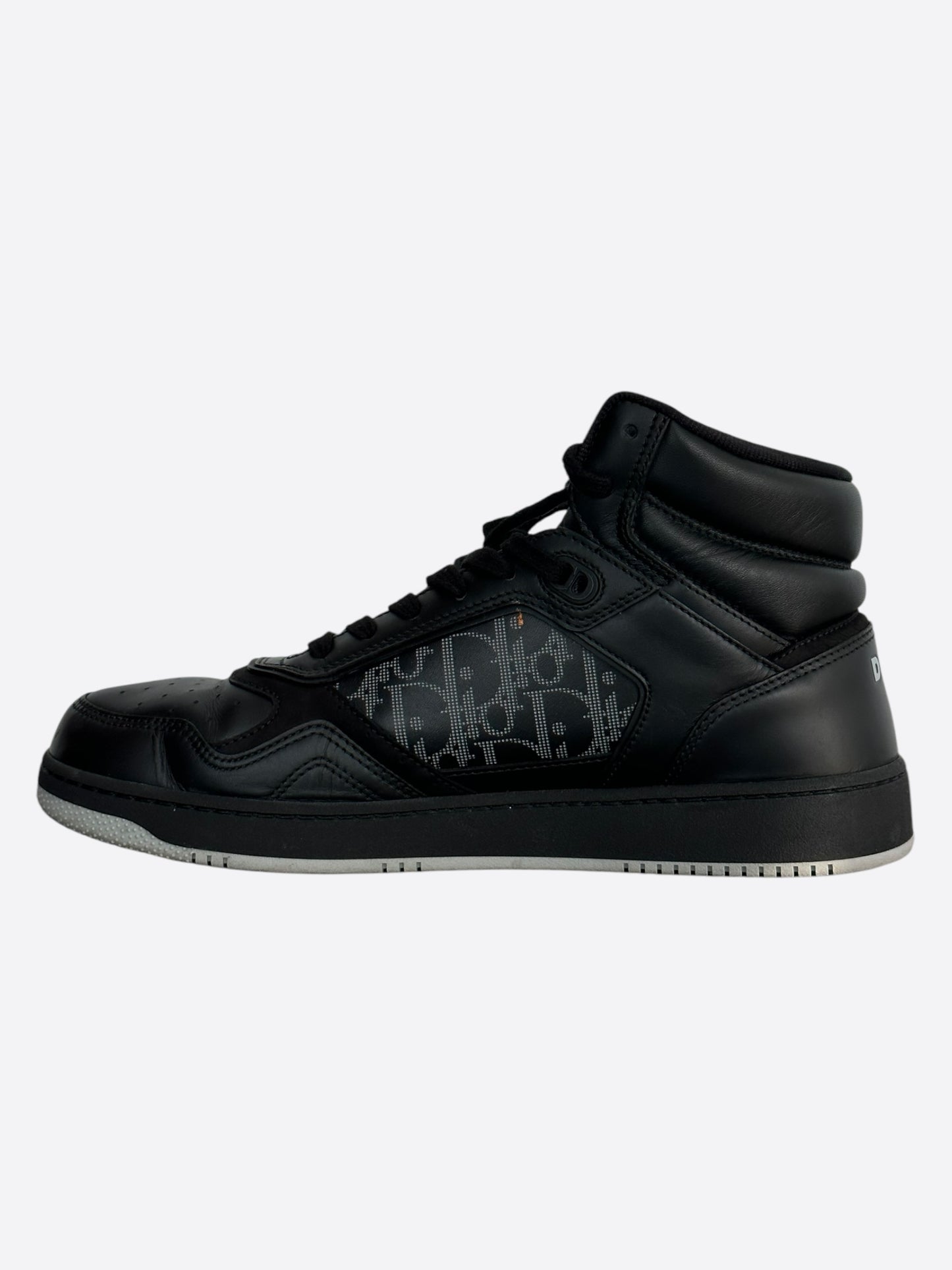 Dior Black Oblique B27 High Top Sneakers