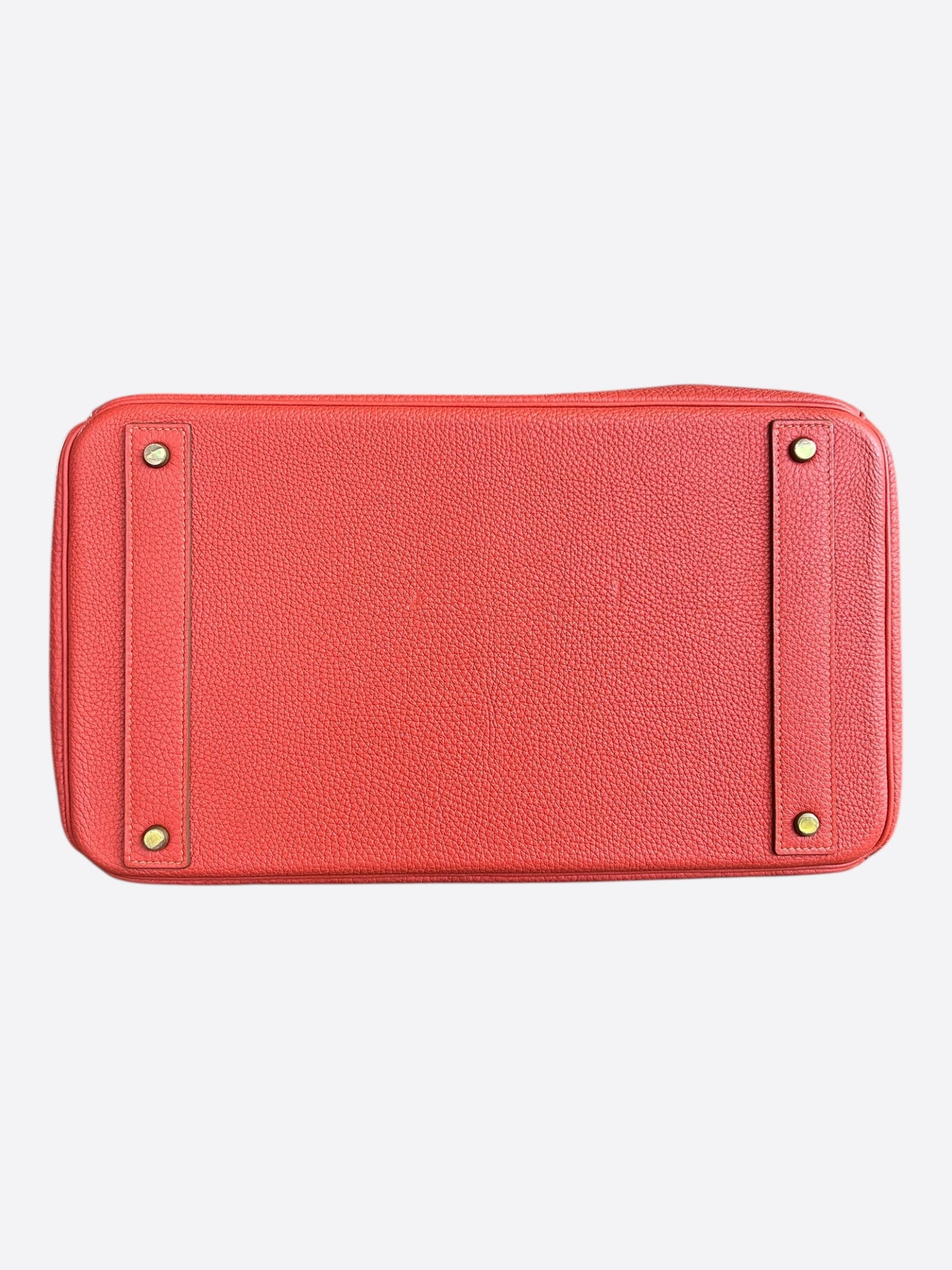 Hermes Red Togo & Gold Hardware HAC Birkin 40