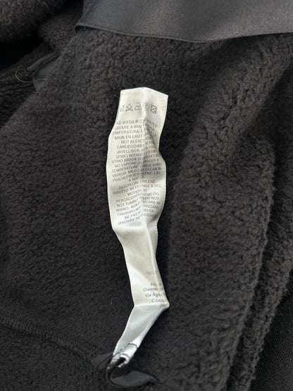 Rick Owens Black Jumbo Gimp Zip Up Hoodie