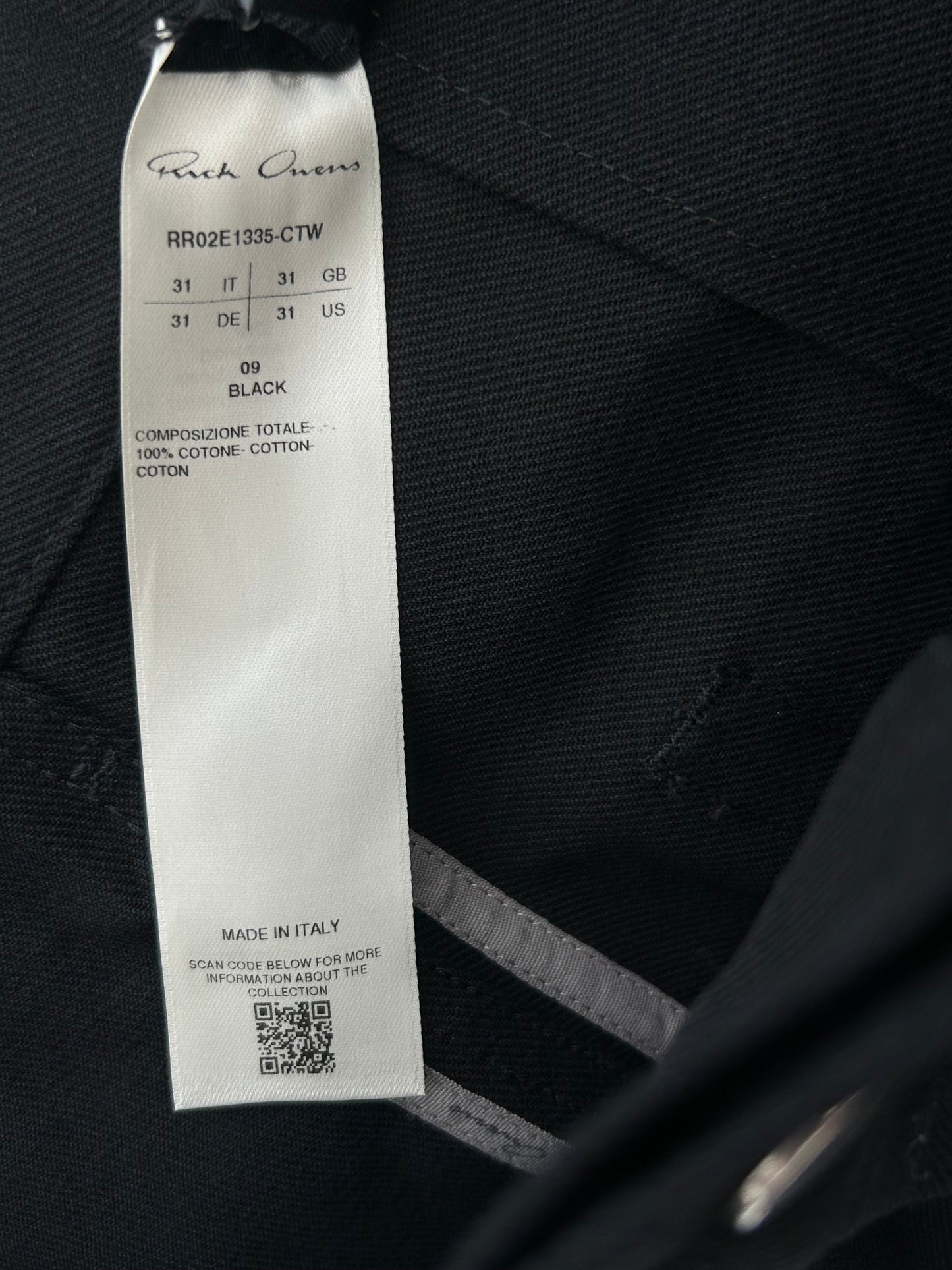 Rick Owens Black Bolan Flared Jeans