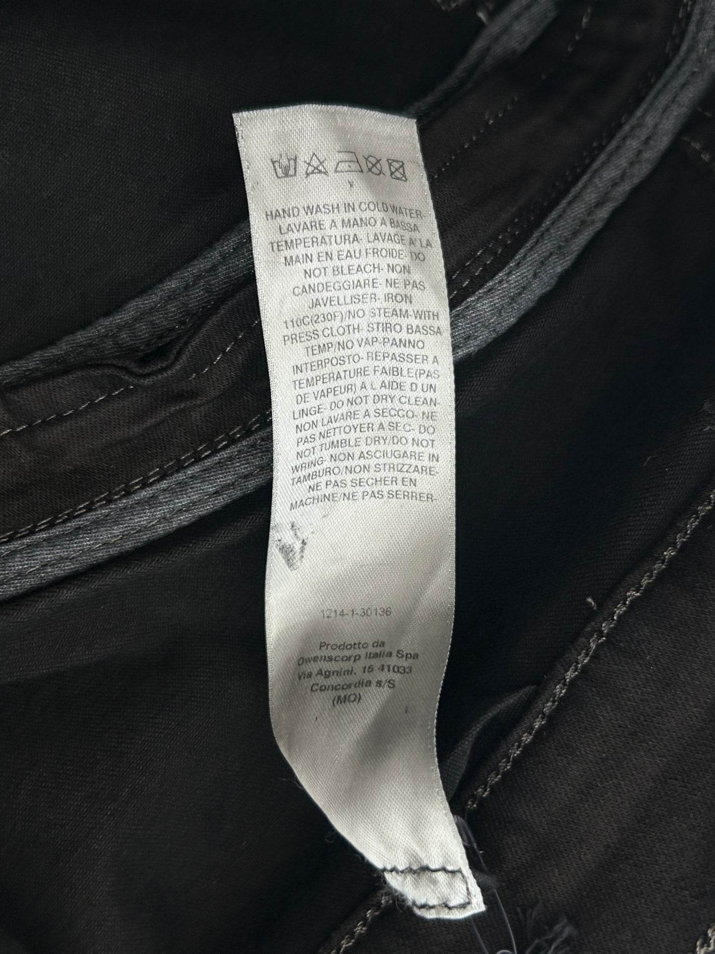 Rick Owens Black Waxed Bolan Banana Zipper Jeans