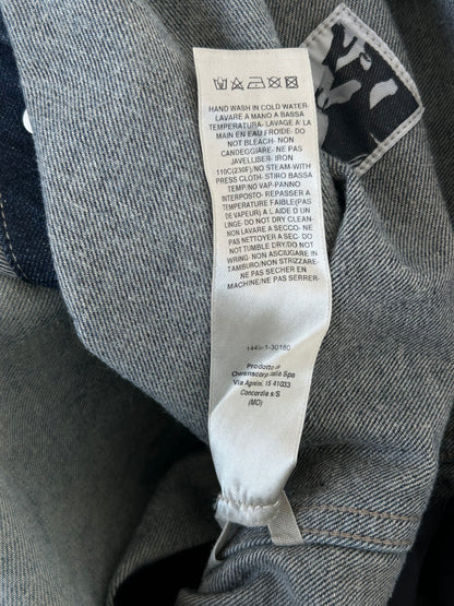 Rick Owens Blue Denim Button Up Overshirt