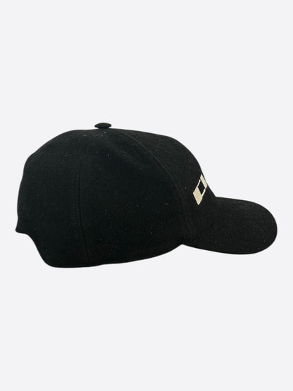 Rick Owens Black & White Embroidered C*NTY Logo Hat