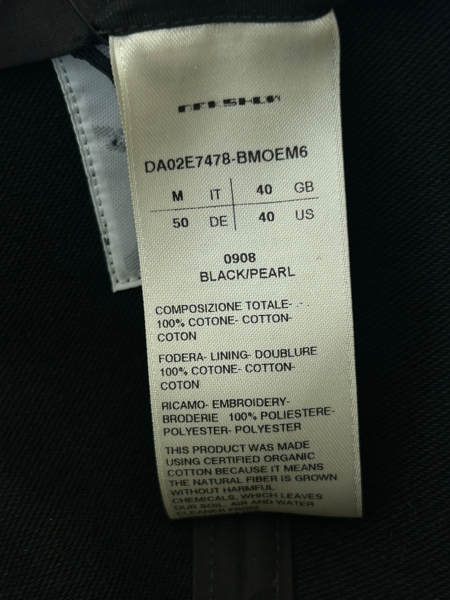 Rick Owens Black & White Embroidered C*NTY Logo Hat