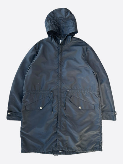 Chrome Hearts Black Nylon Cross Patch Parka Jacket