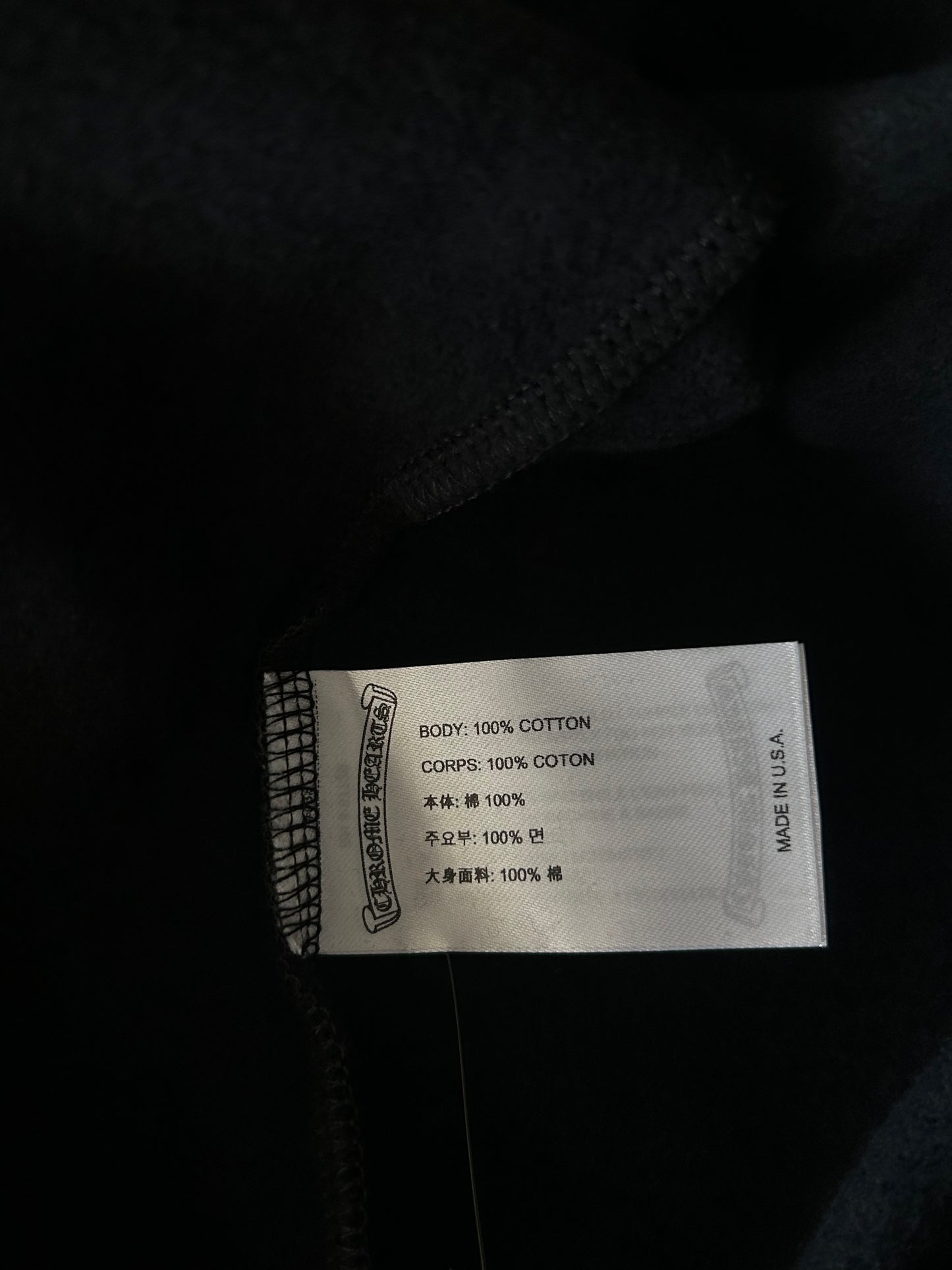 Chrome Hearts Black, White & Pink Deadly Doll Zip Up Hoodie