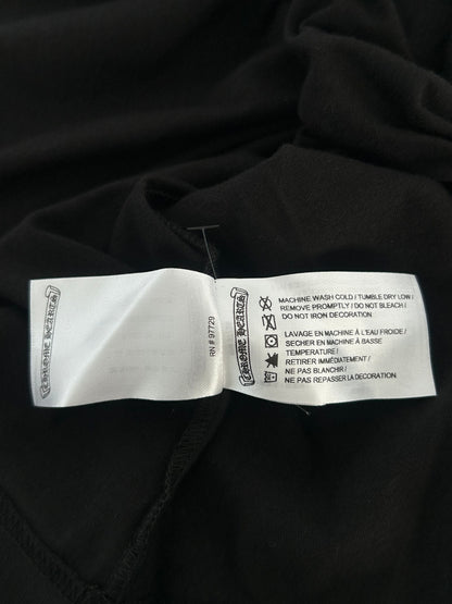 Chrome Hearts Yungblud Black & White Foti Cross Logo T-Shirt