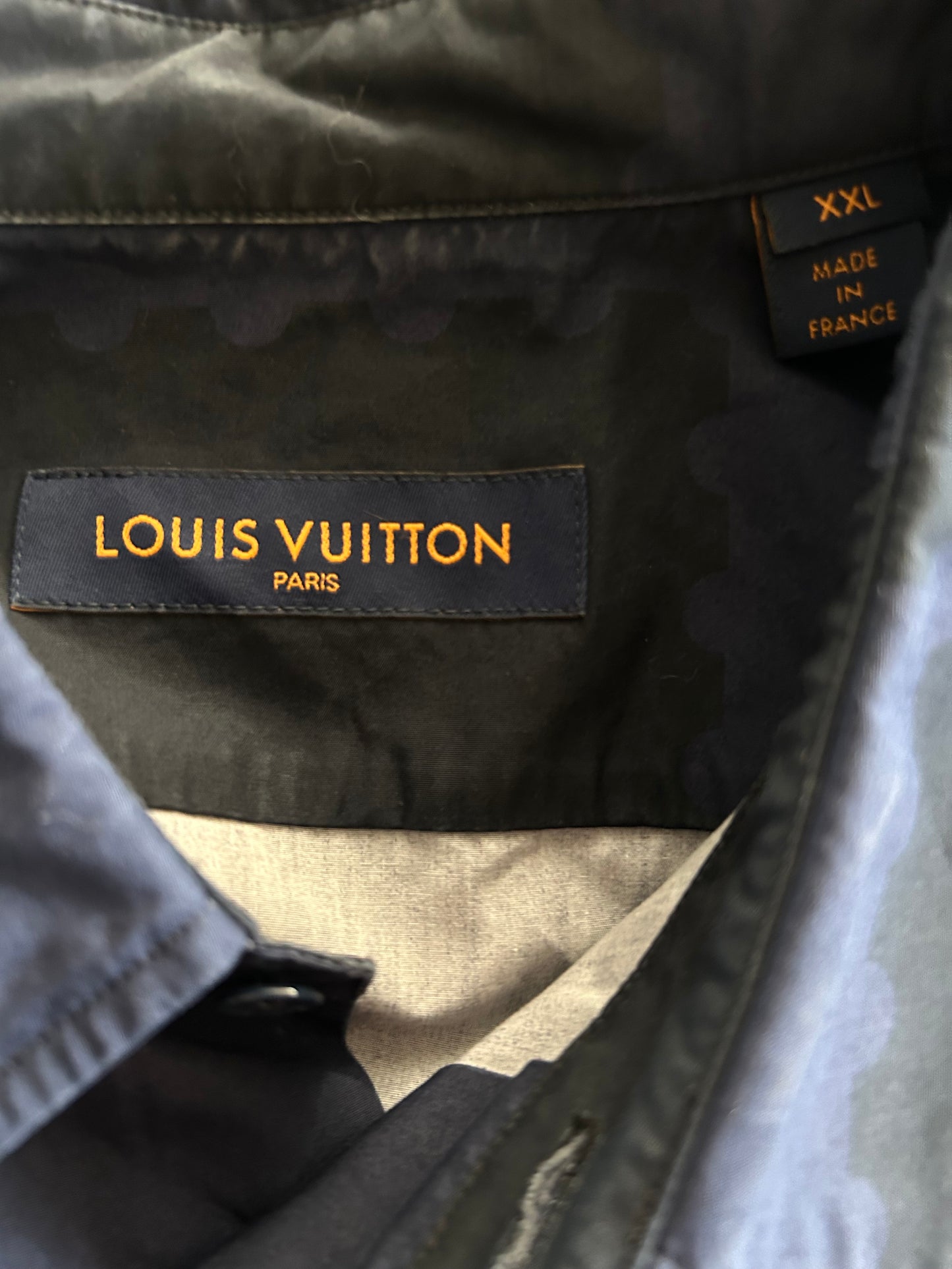 Louis Vuitton Nigo Blue Checkered Button Up Shirt