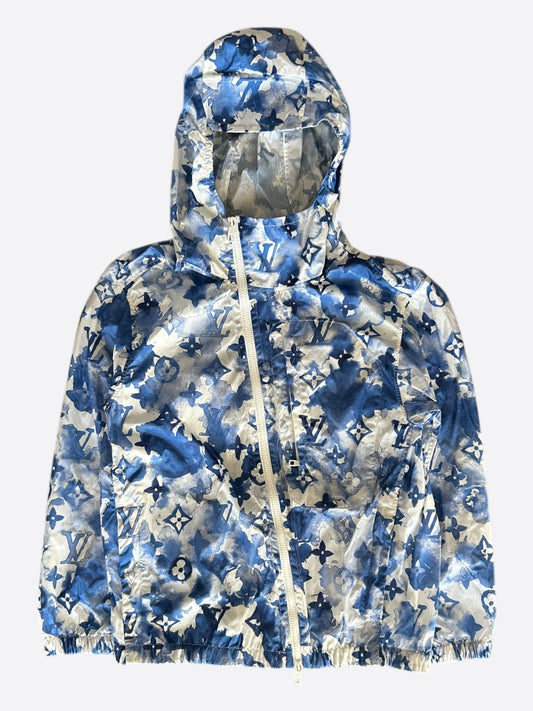 Louis Vuitton Blue Watercolor Monogram Windbreaker