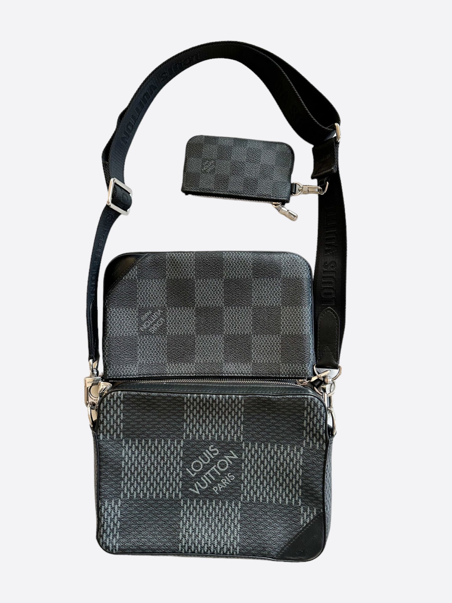 Louis Vuitton Damier Graphite 3D Trio Messenger Bag