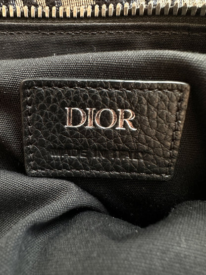 Dior Beige Oblique Saddle Bag